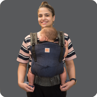 Kol Kol Adjustable Baby Carrier Denim