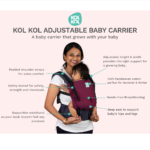 Kol Kol Adjustable Baby Carrier Ink