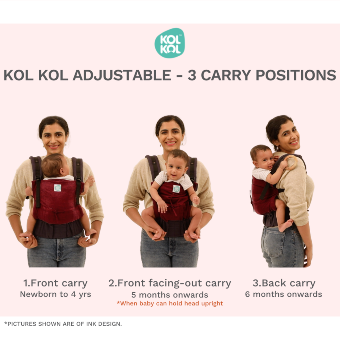 Kol Kol Adjustable Baby Carrier Ziggy