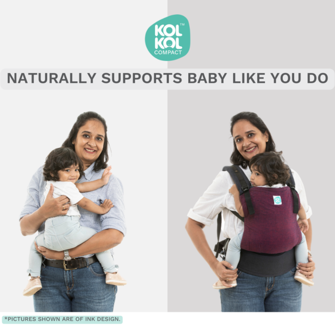 Kol Kol Compact Baby Carrier Denim