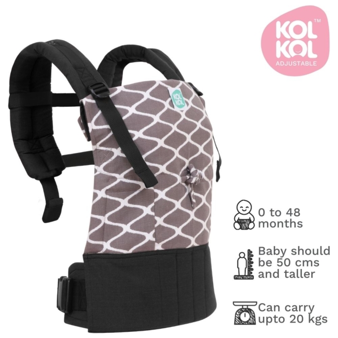 Kol Kol Adjustable Baby Carrier Clay