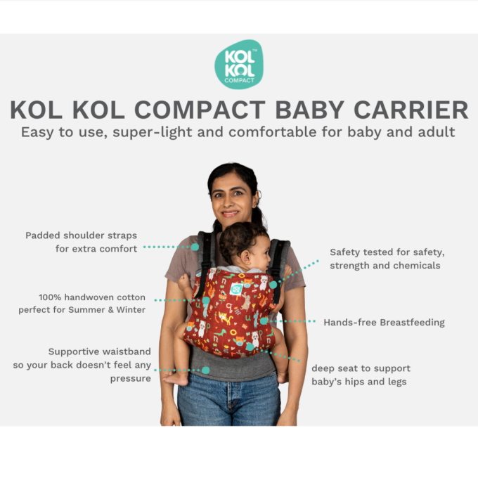 Kol Kol Compact Baby Carrier Woodland