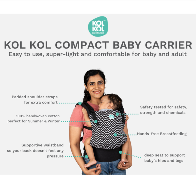 Kol Kol Compact Baby Carrier Ziggy