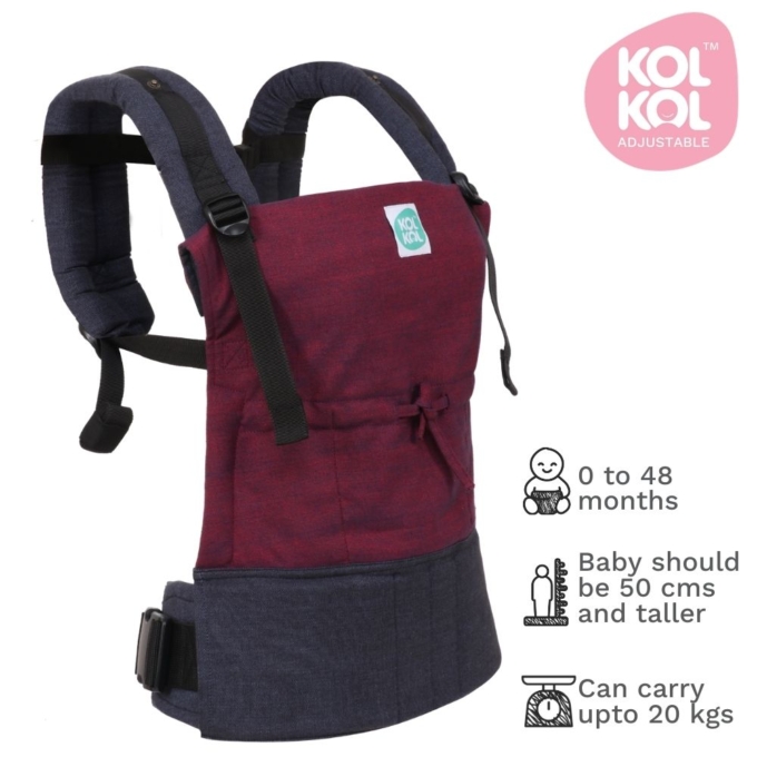 Kol Kol Adjustable Baby Carrier Ink