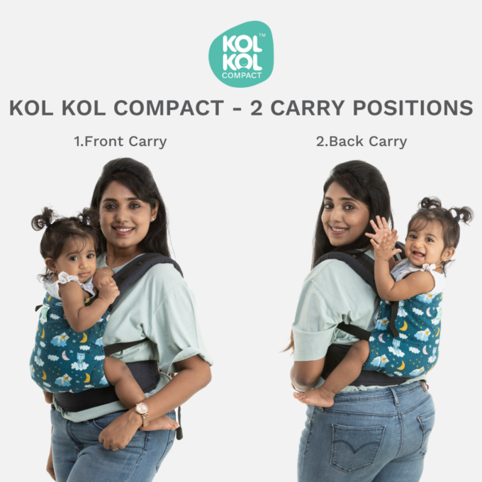 Kol Kol Compact Baby Carrier Night Night