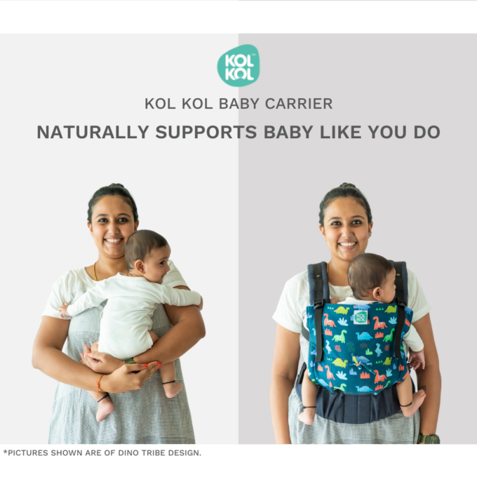 Kol Kol Adjustable Baby Carrier Party Animal