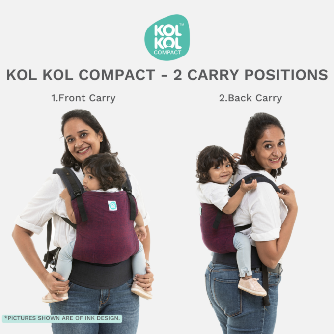 Kol Kol Compact Baby Carrier Merlot